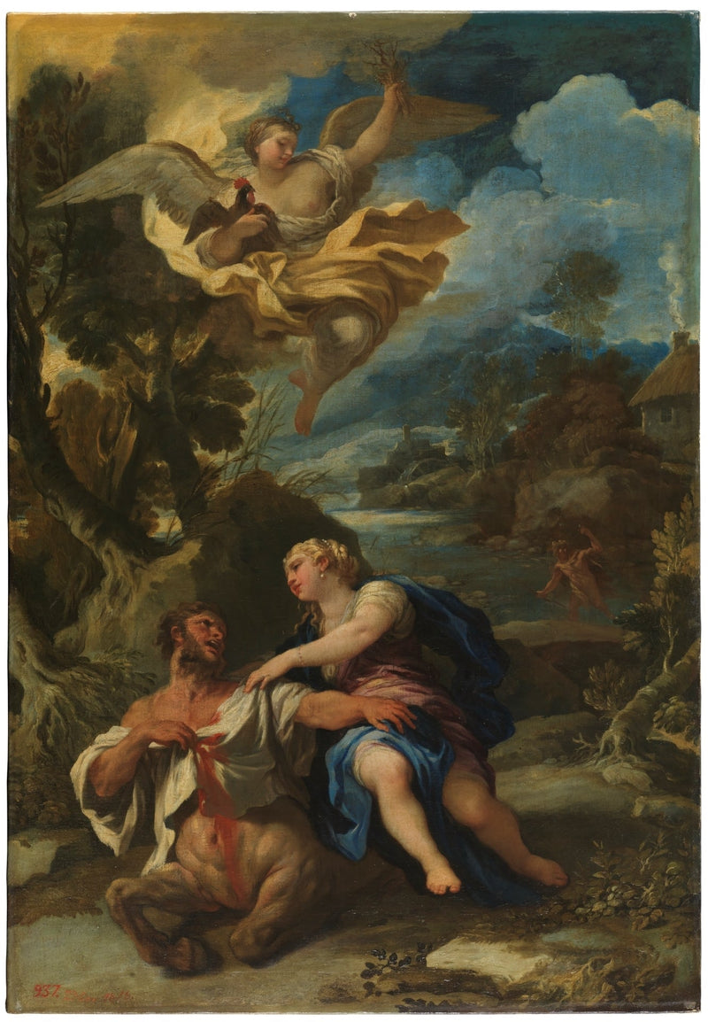 La muerte del centauro Nessus - Luca Giordano
