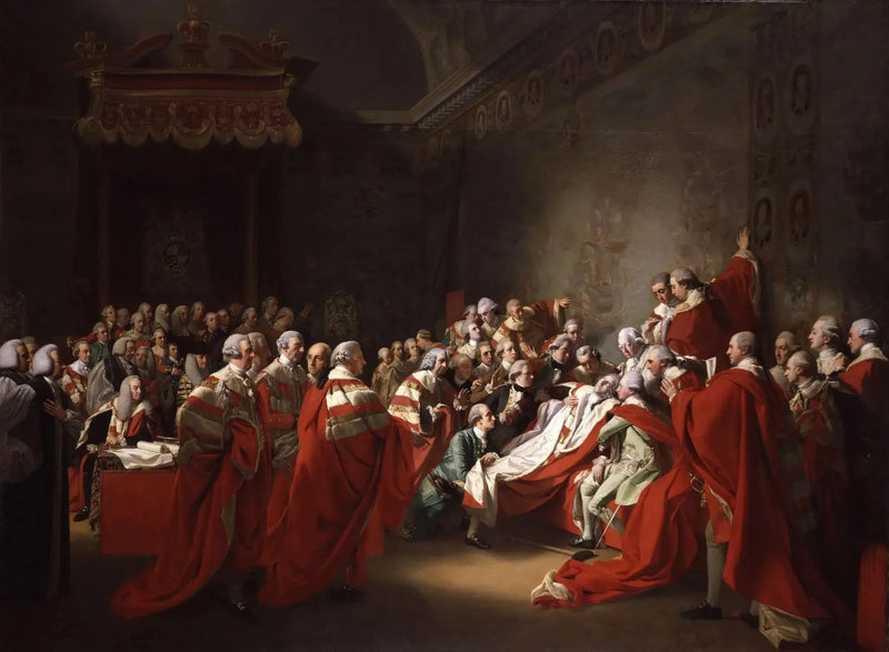 La muerte del conde de Chatham - John Singleton Copley