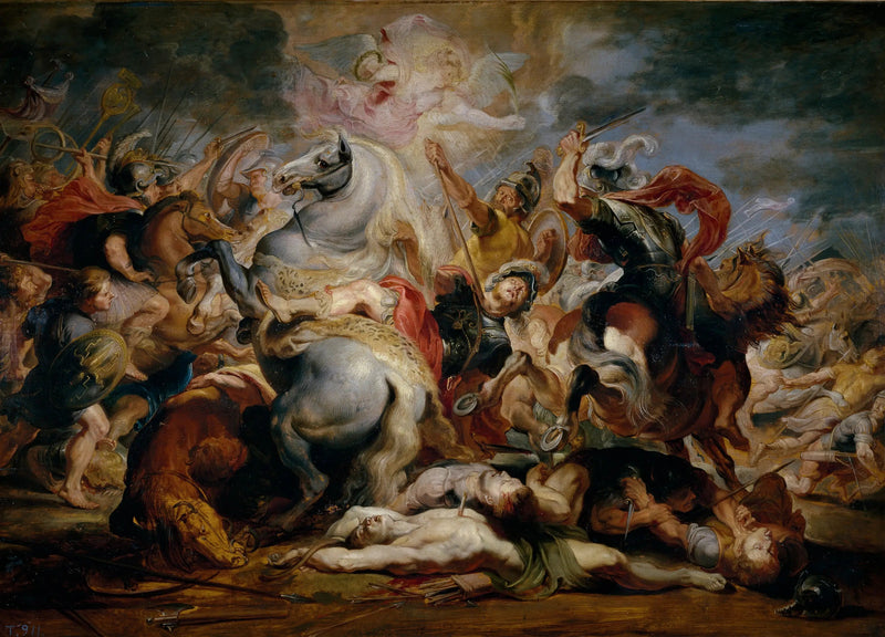 La muerte del cónsul Decio - Peter Paul Rubens