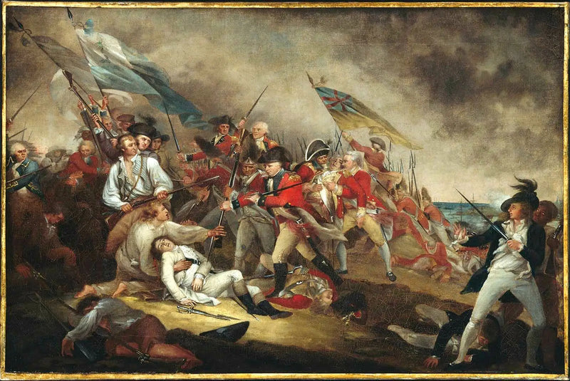 La muerte del general Warren en la batalla de Bunker Hill, el 17 de junio de 1775 - John Trumbull