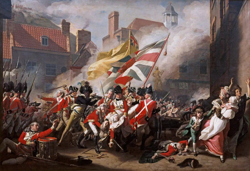 La muerte del mayor Peirson, el 6 de enero de 1781 - John Singleton Copley