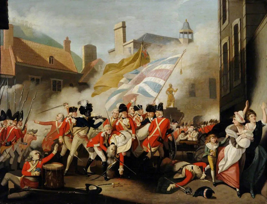 La muerte del mayor Peirson, el 6 de enero de 1781 - John Singleton Copley