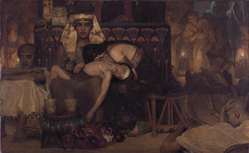 La Muerte del primogénito de Faraón - Lawrence Alma-Tadema