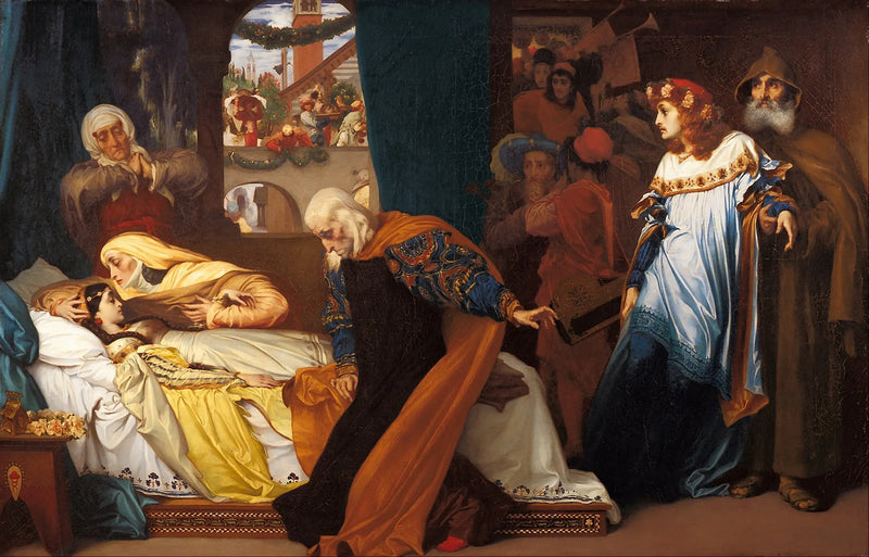 La muerte simulada de Julieta - Frederic Leighton