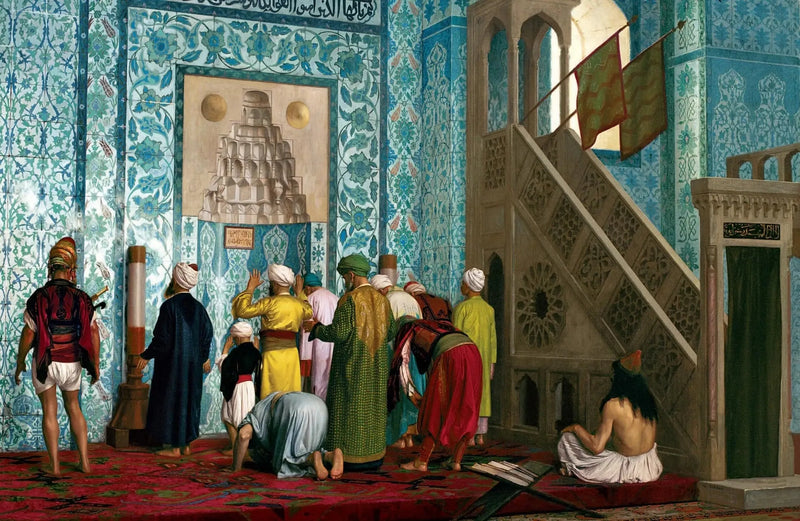 La mezquita azul - Jean-Léon Gérôme