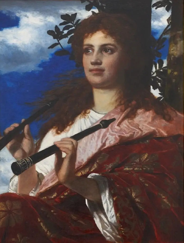 La musa de Anacreón - Arnold Böcklin