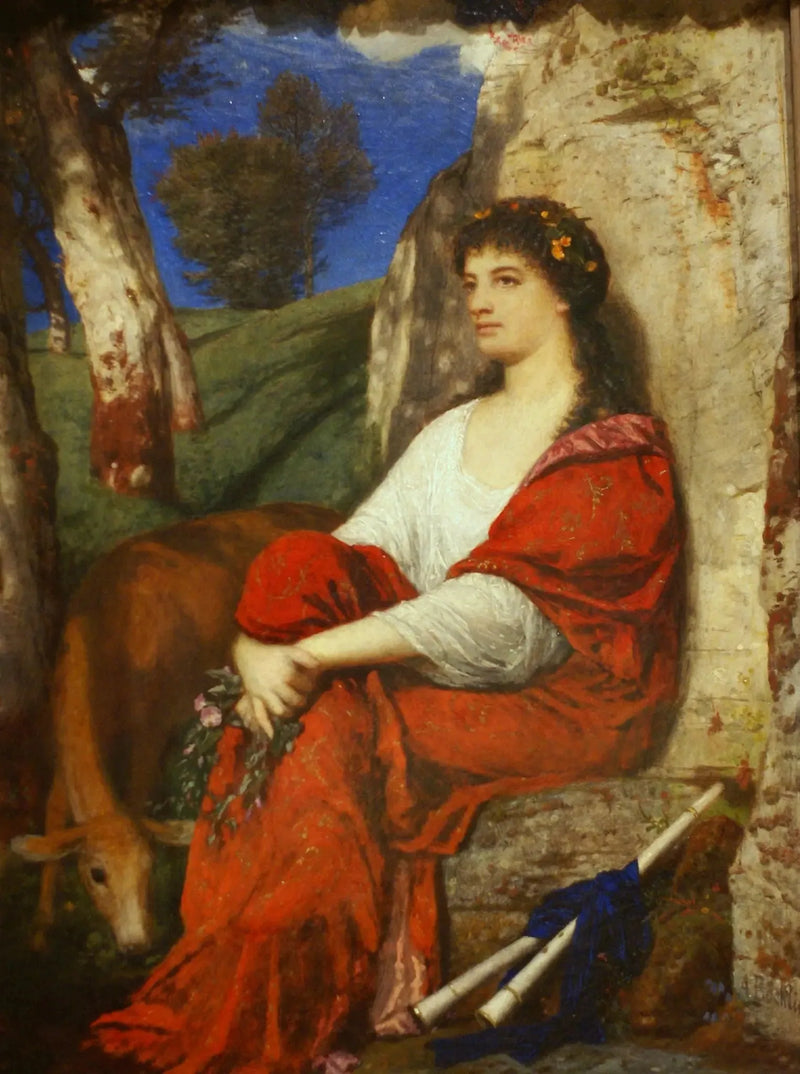 La Musa Euterpe - Arnold Böcklin