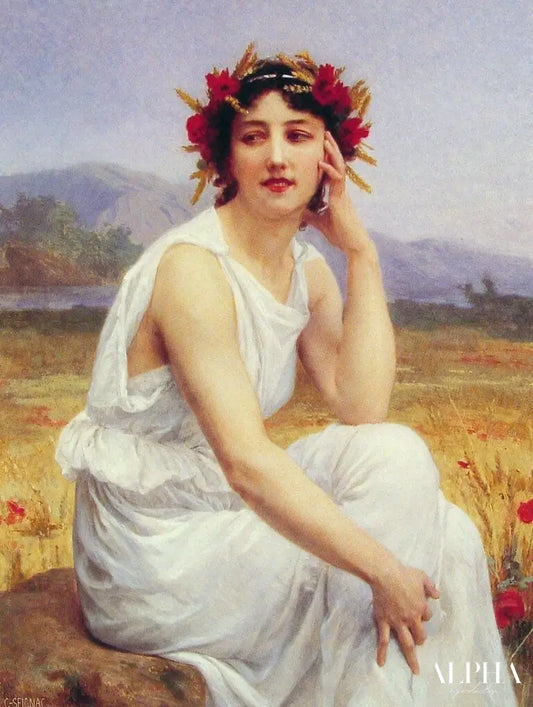 La Muse - Guillaume Seignac - Reproductions de tableaux et peintures haut de gamme