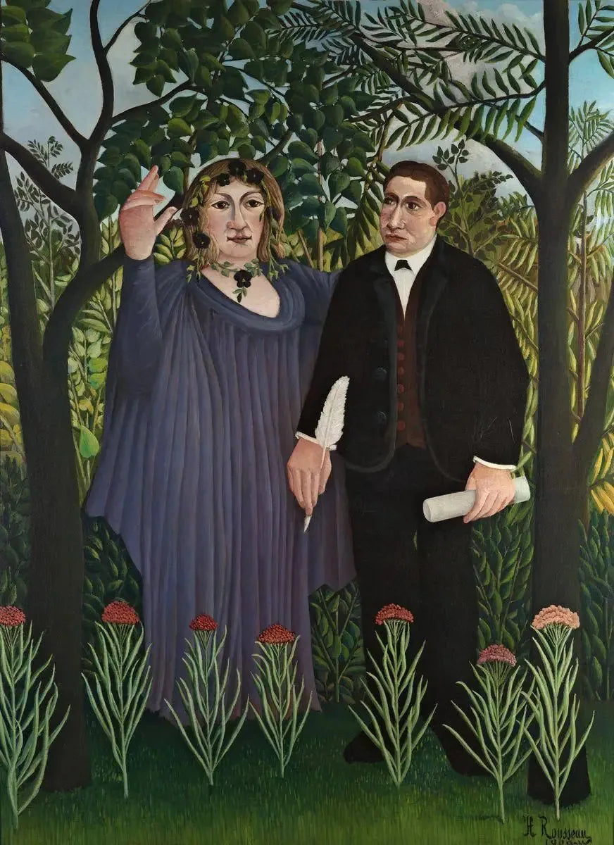 La Musa que inspira al poeta - Henri Rousseau