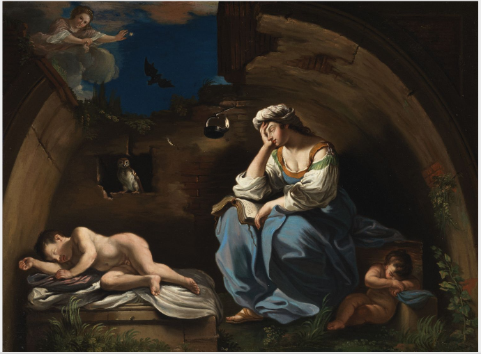 La Musa Pensativa - Guercino