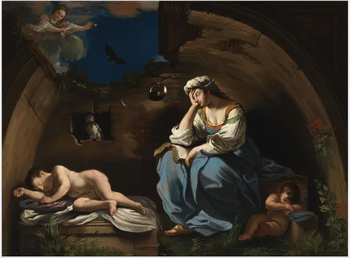La Musa Pensativa - Guercino