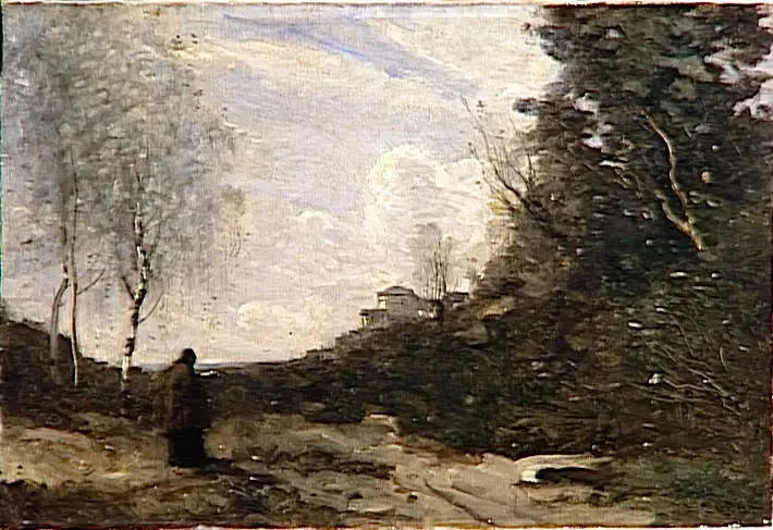 La Musa rústica - Jean-Baptiste Camille Corot