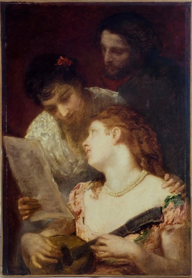 La música (fiesta musical) - Mary Cassatt