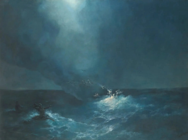 El nacimiento de Afrodita - Ivan Aïvazovski