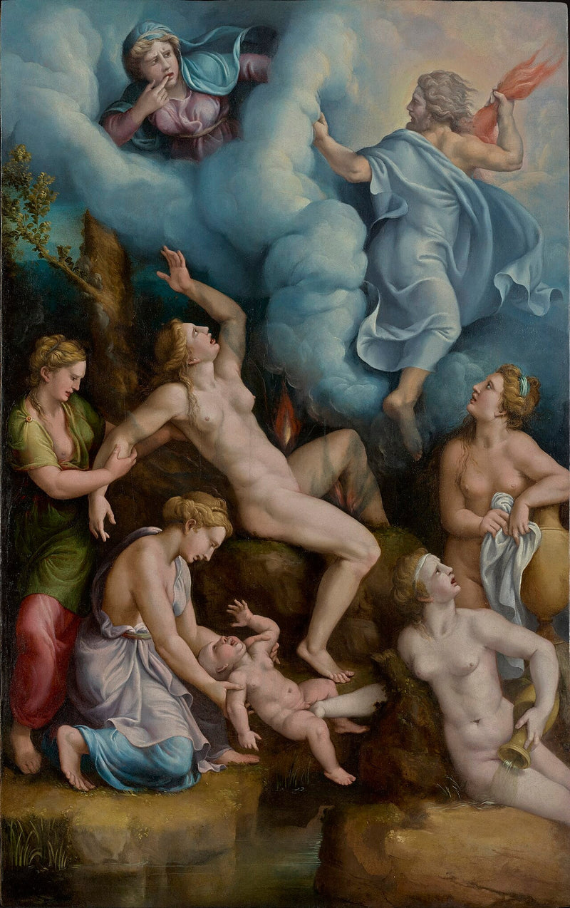 La Naissance de Bacchus - Giulio Romano