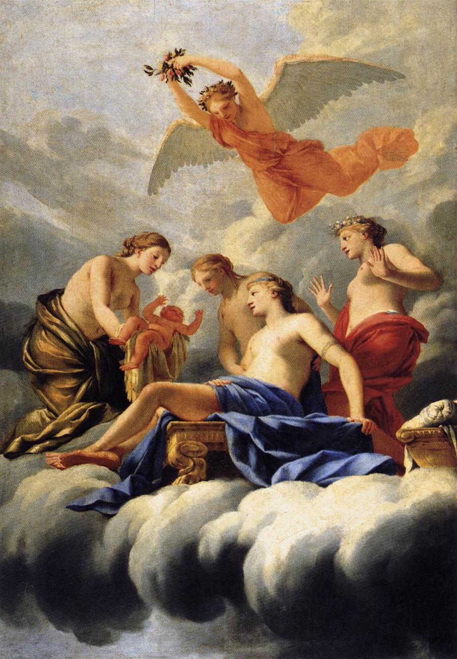 El nacimiento del amor - Eustache Le Sueur