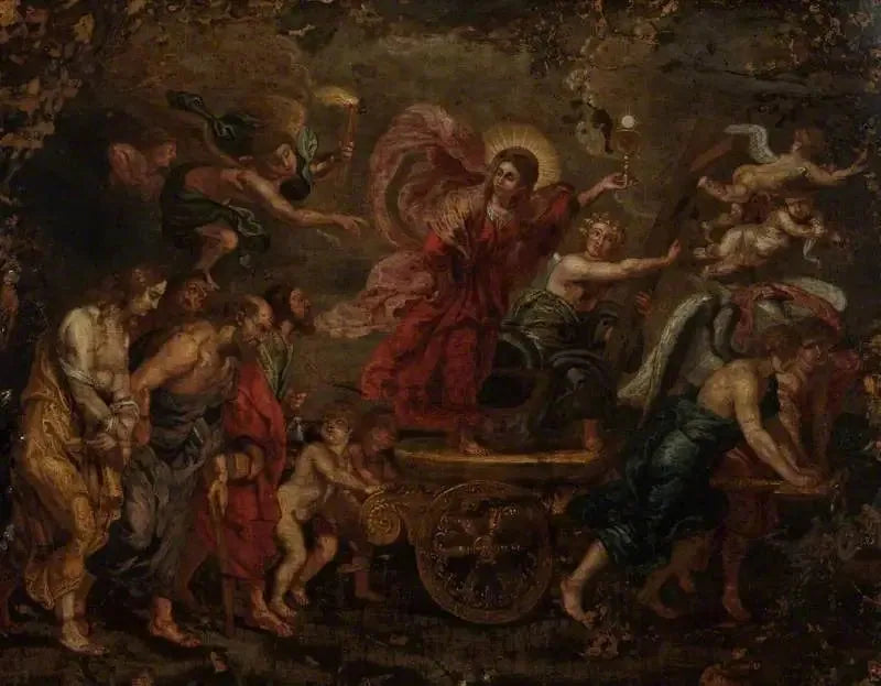 El nacimiento de la religión - Peter Paul Rubens