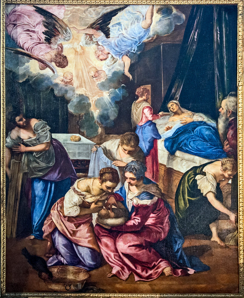 El nacimiento de San Juan Bautista - Jacopo Tintoretto