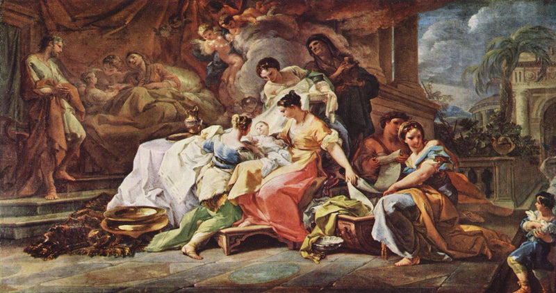 El Nacimiento de la Virgen - Corrado Giaquinto