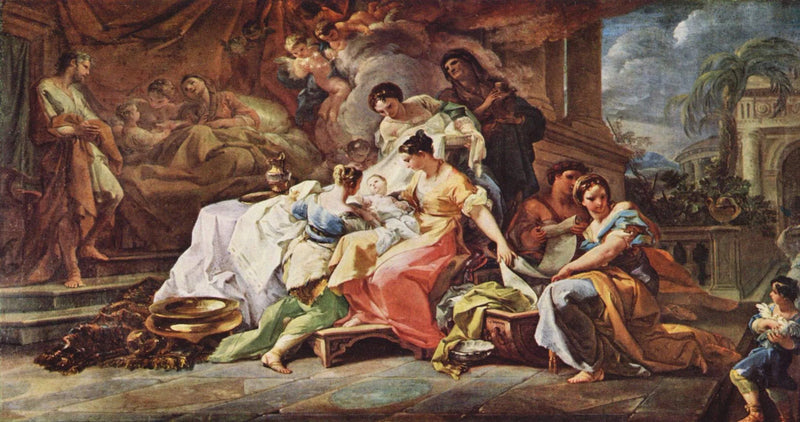 El Nacimiento de la Virgen - Corrado Giaquinto