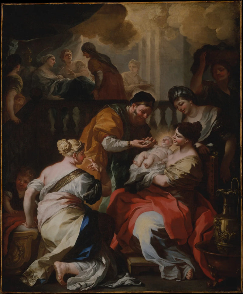 El Nacimiento de la Virgen - Francesco Solimena