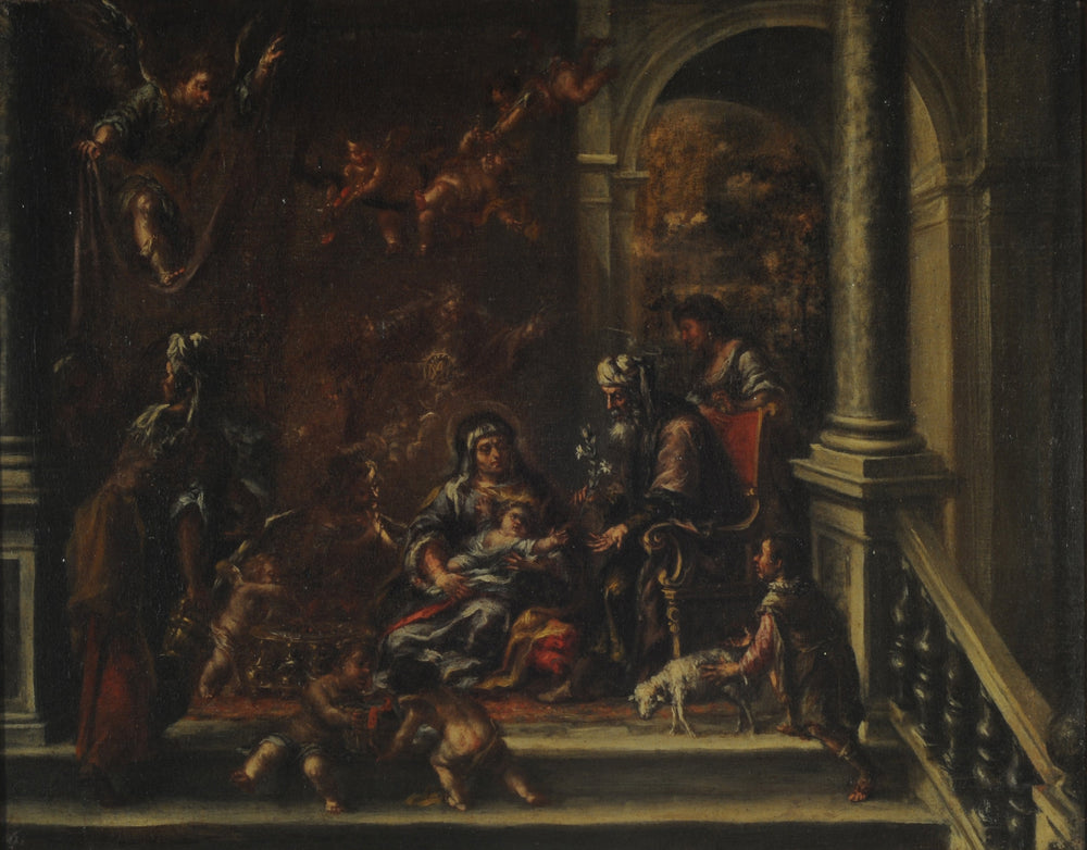 La naissance de la Vierge - Juan de Valdés Leal image 1 reproduction de peinture à l’huile