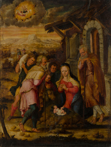 El nacimiento de Cristo - Joos van Cleve
