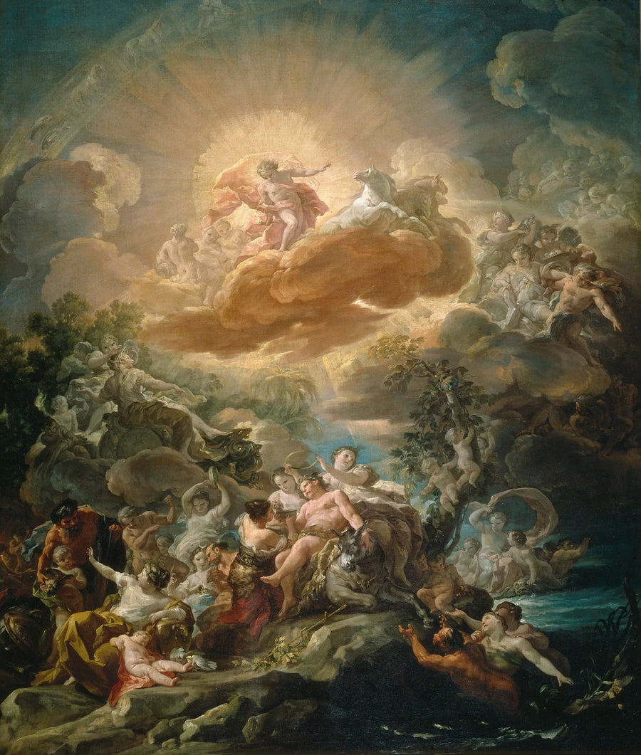 El nacimiento del sol y el triunfo de Baco - Corrado Giaquinto