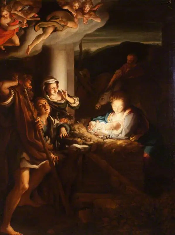 La Natividad - Antonio da Correggio