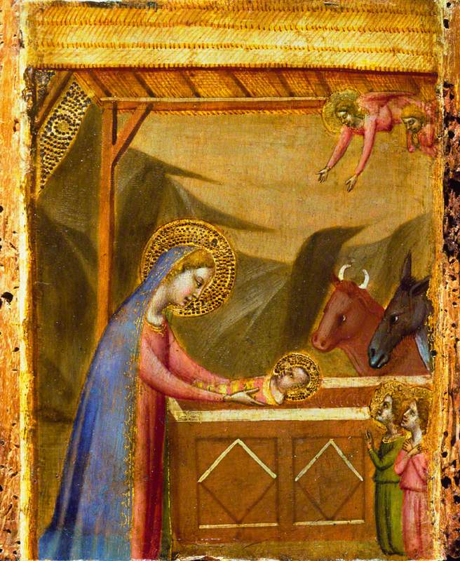 La Nativité - Bernardo Daddi image 1 copie de tableau peinte à la main