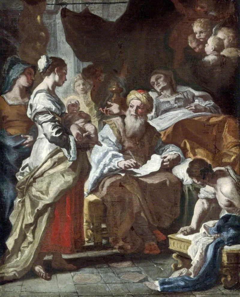La Natividad de Juan Bautista - Francesco Solimena