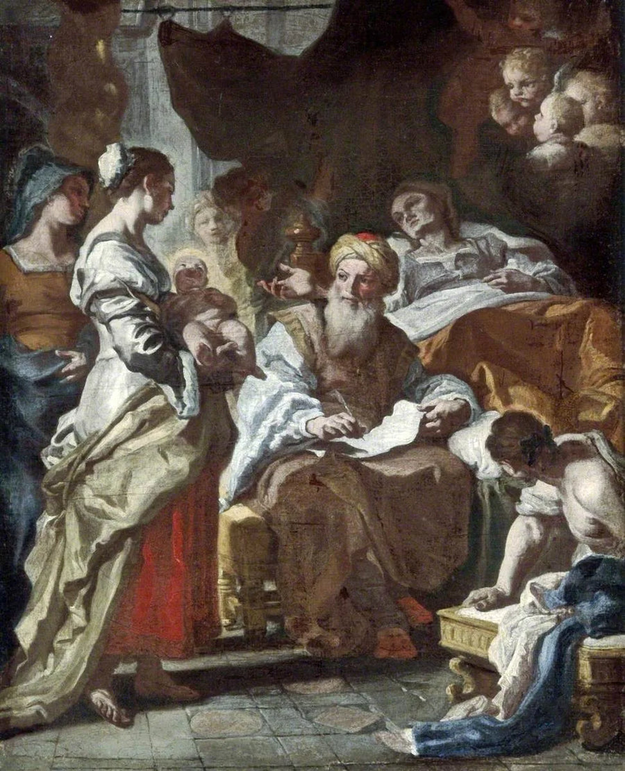 La Natividad de Juan Bautista - Francesco Solimena