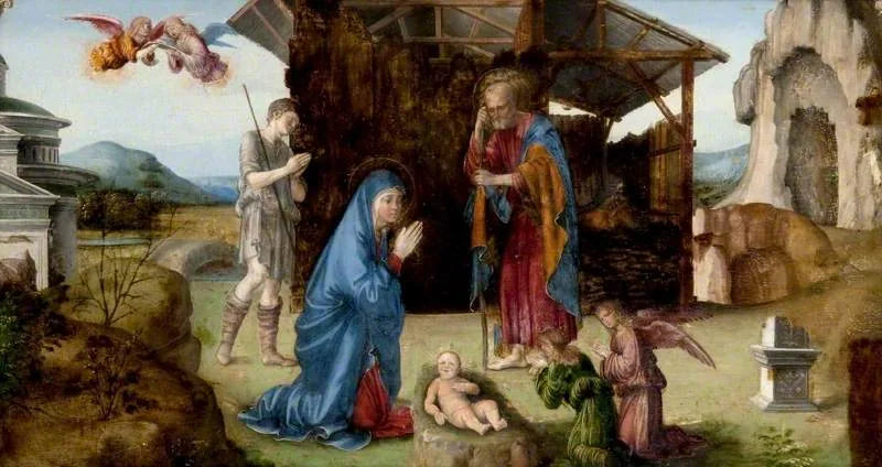 La Natividad de Cristo - Francesco Francia