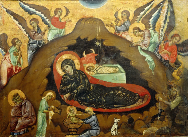 La Natividad - Guido da Siena