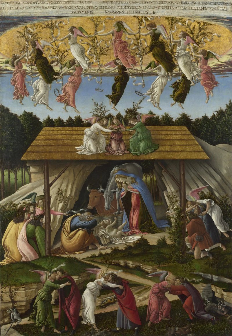 La Natividad mística - Sandro Botticelli