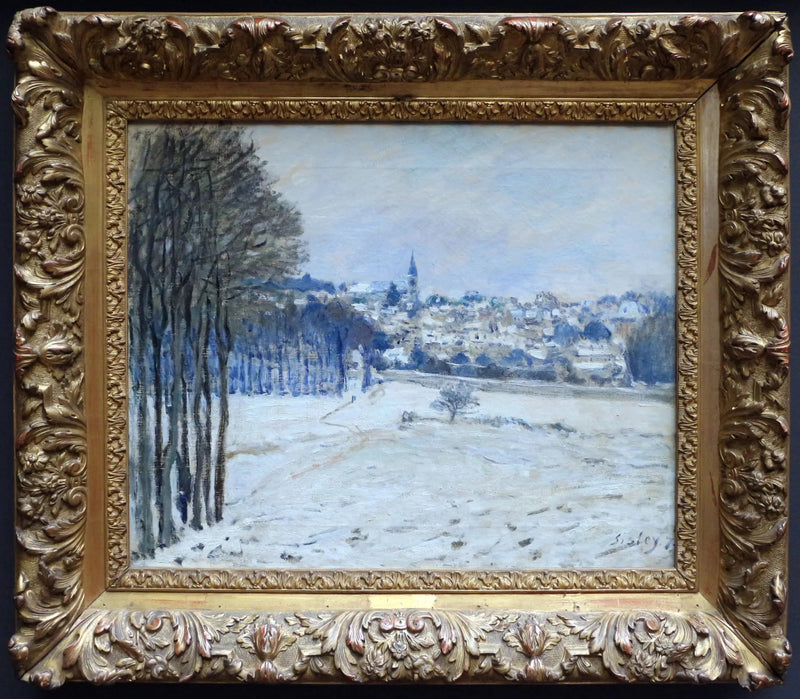 La Nieve en Marly-le-Roi - Alfred Sisley