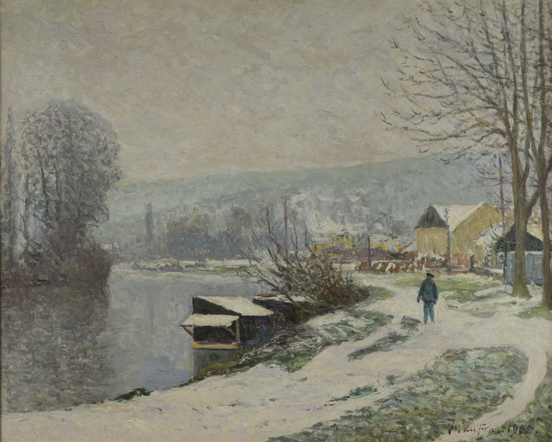 La nieve en Port-Marly - Maxime Maufra