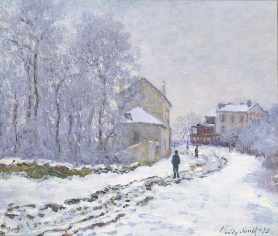 Nieve en Argenteuil W351 - Claude Monet