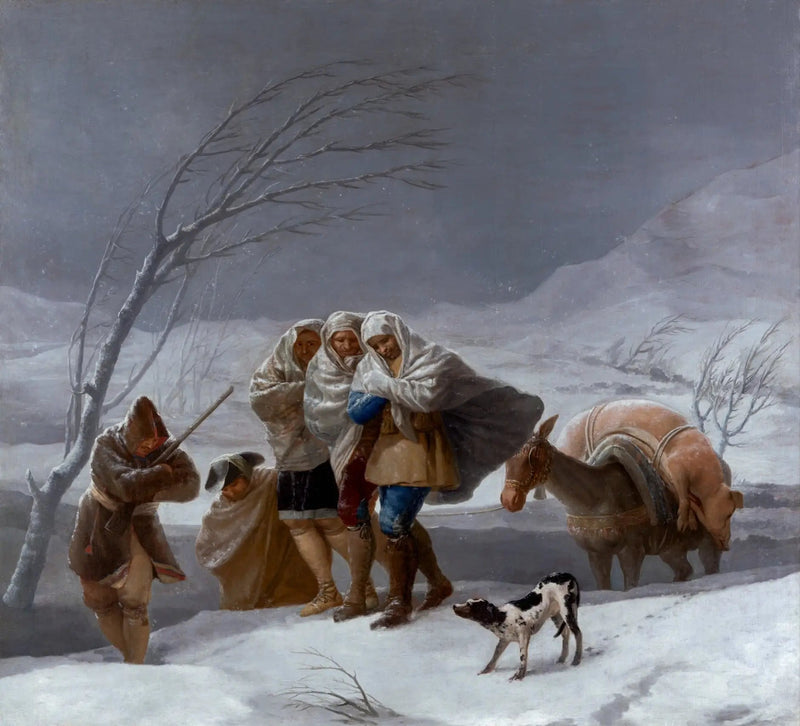 La Nieve - Francisco de Goya