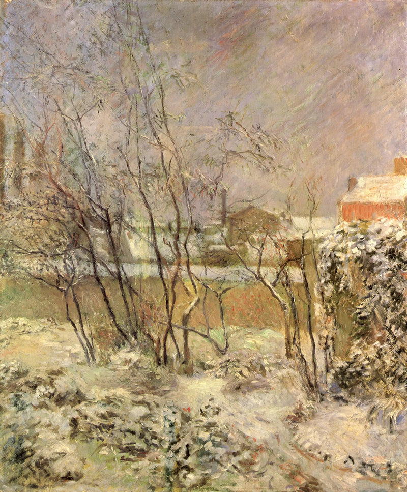 La Nieve en la calle Carcel - Paul Gauguin