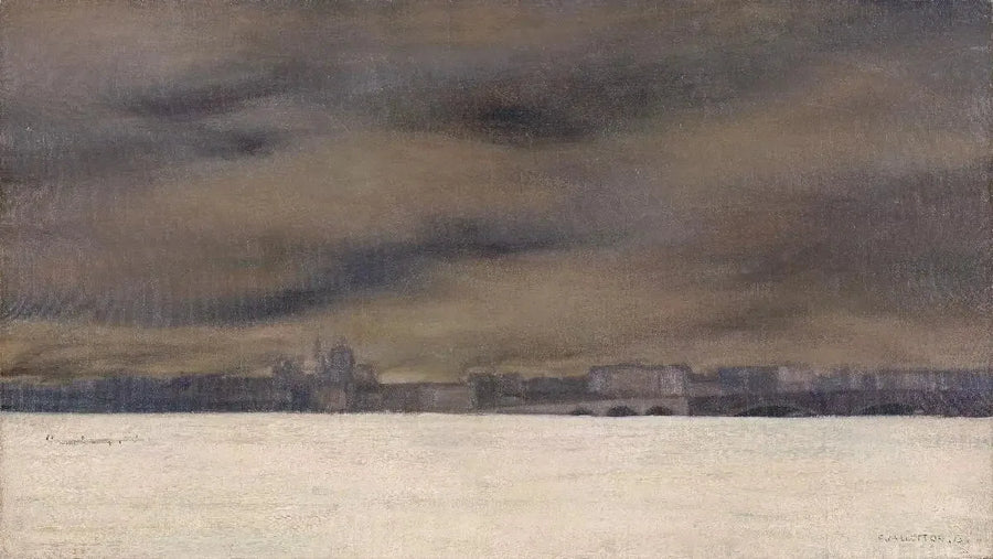 La Néva gelée - Félix Vallotton