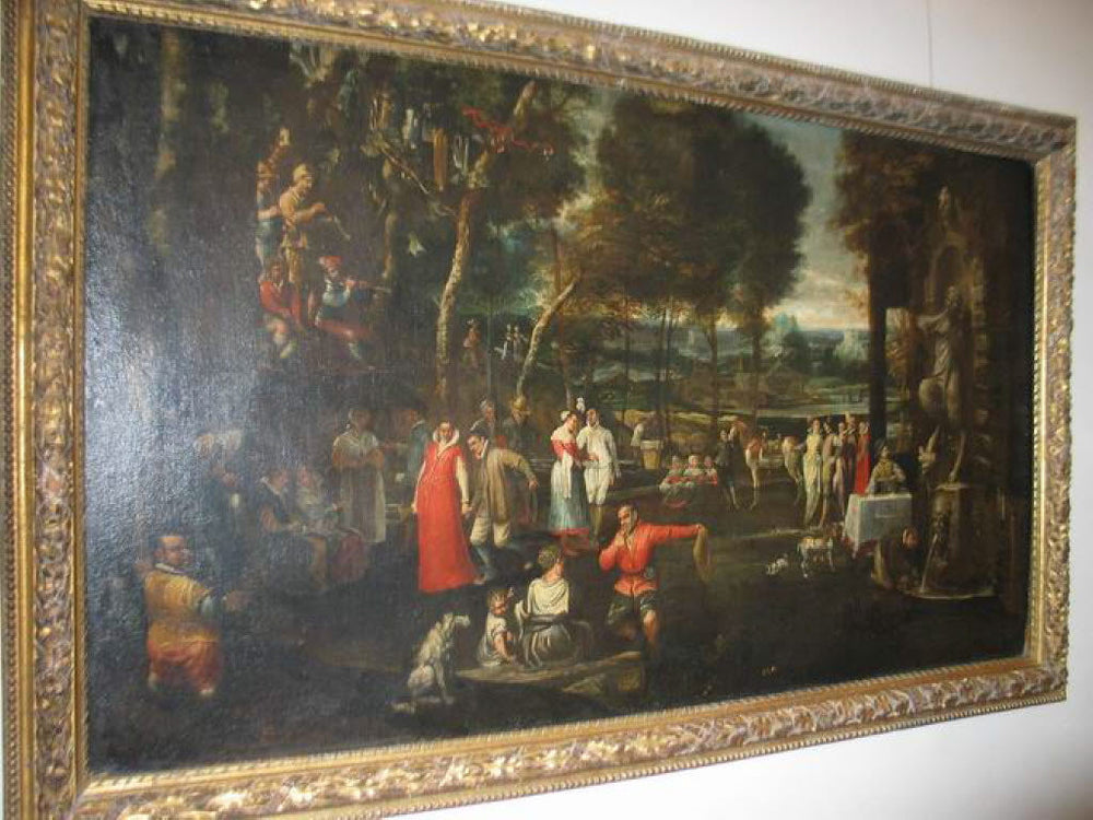 La noce de village - Agostino Carracci image 1 tableau peint à l’huile sur toile