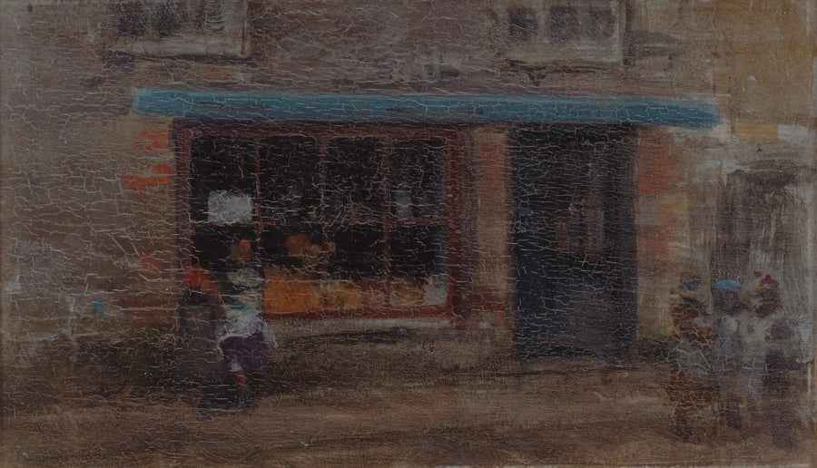La nota en naranja y azul (Sweet Shop) - James Abbott McNeill Whistler