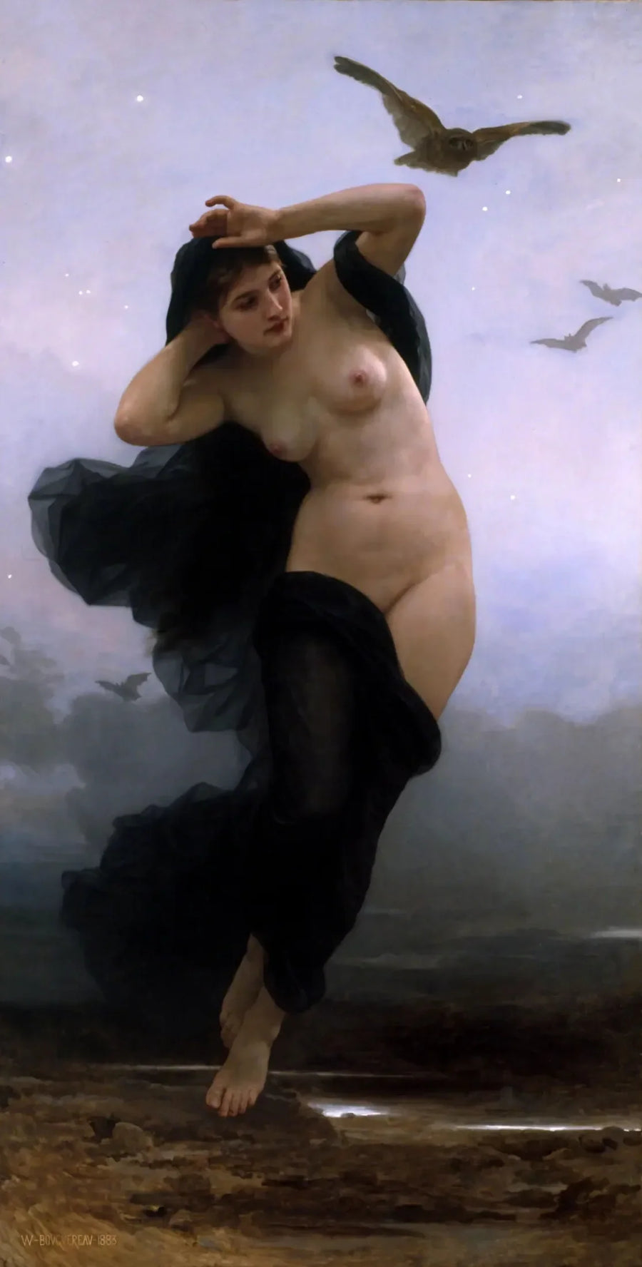 La Noche - Bouguereau