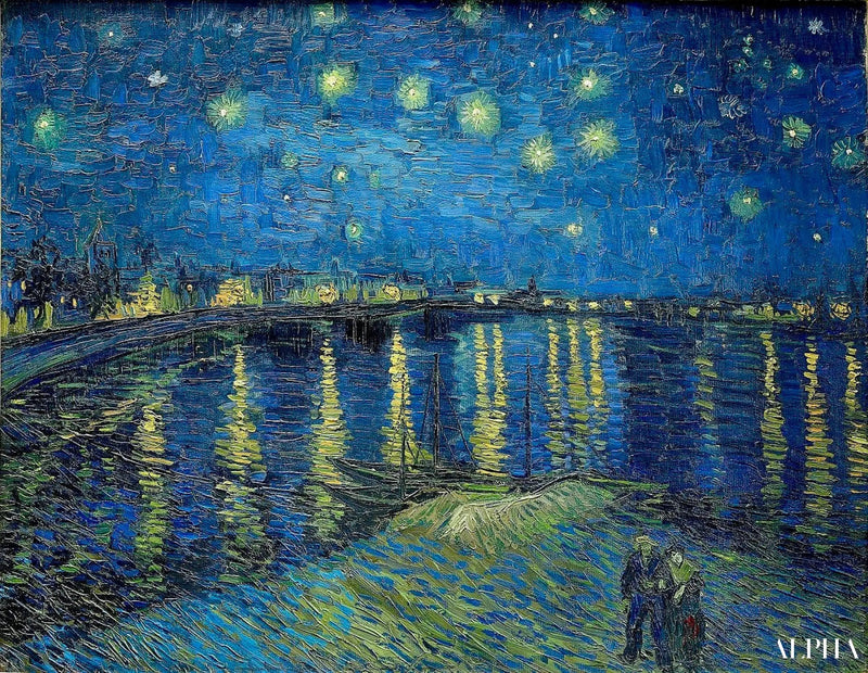 La Noche estrellada sobre el Ródano - Vincent van Gogh