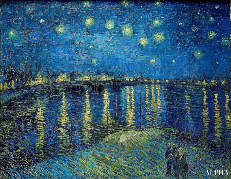 La Noche estrellada sobre el Ródano - Vincent van Gogh