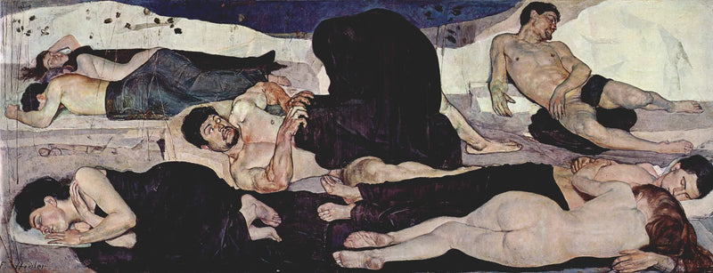 La Noche - Ferdinand Hodler