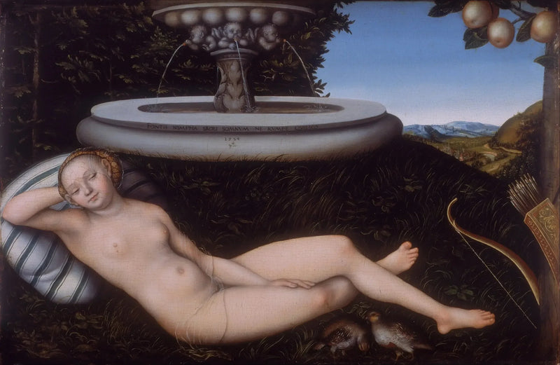 La Ninfa de la Fuente - Lucas Cranach el Viejo