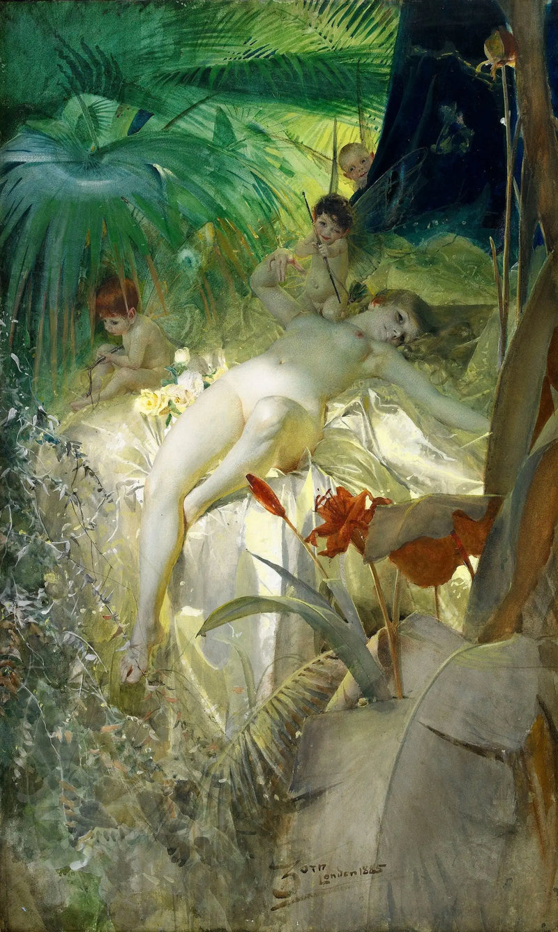 La Ninfa del amor - Anders Zorn