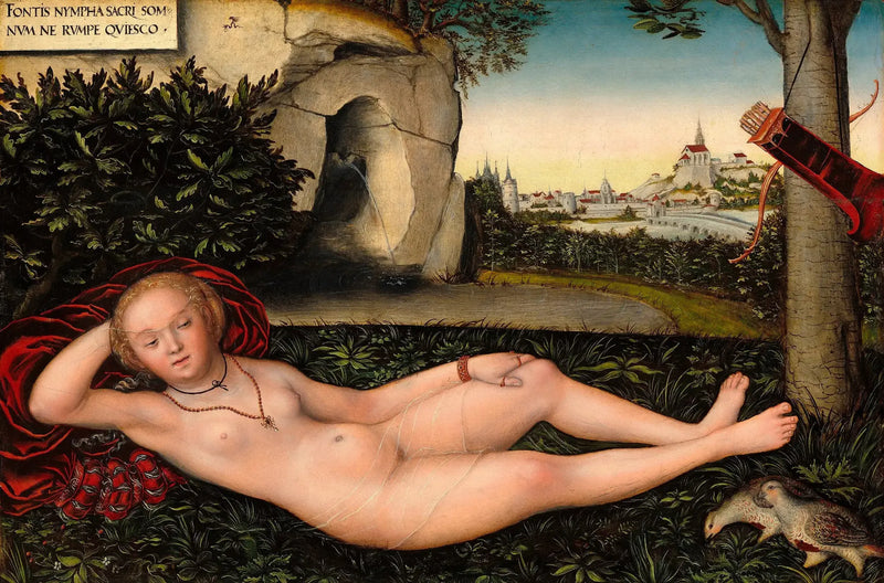 La Ninfa de la Primavera - Lucas Cranach el Viejo